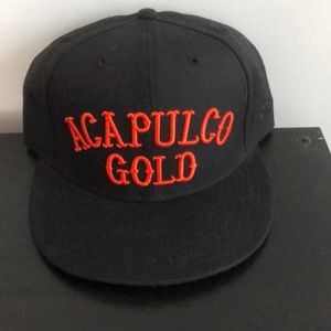 Black Acapulco Gold Fitted Hat
